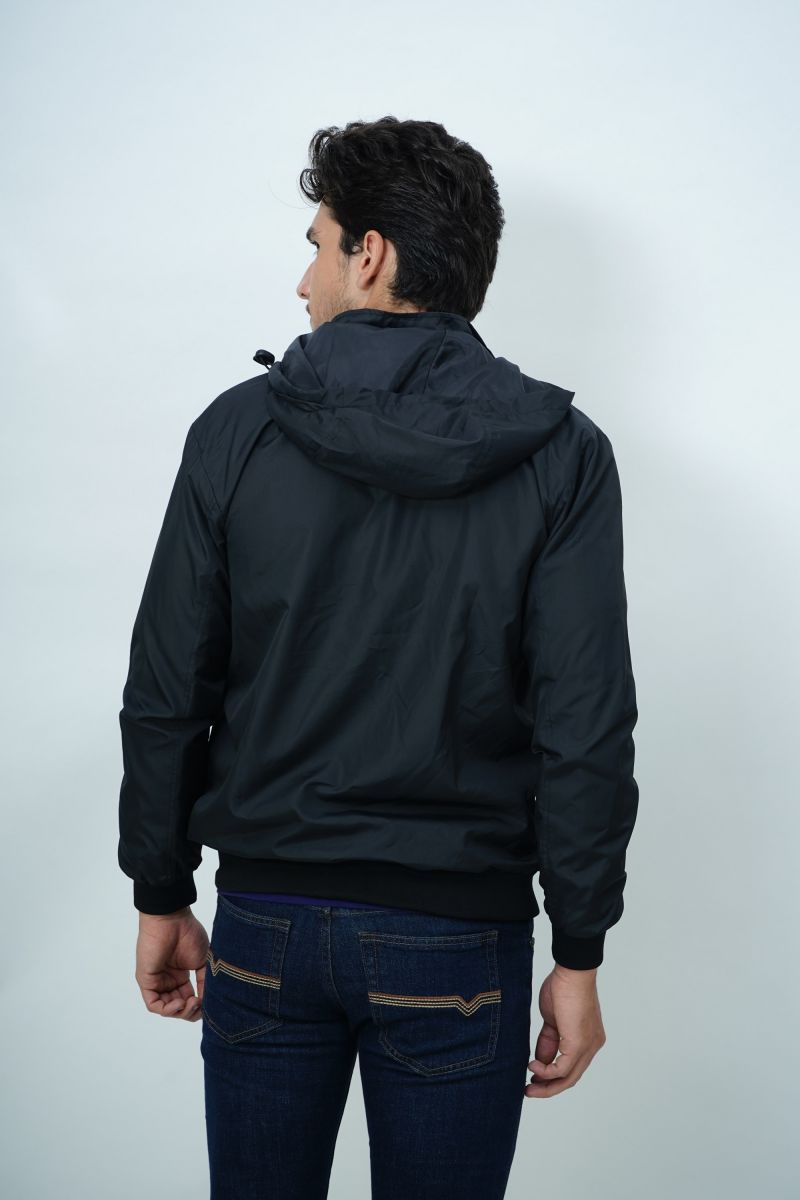 Áo Jacket nam Novelty 02 lớp màu đen 1806572