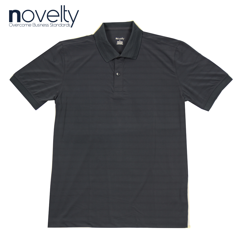 Áo Polo nam Novelty Regular fit màu đen NATMMDMPSR210061N