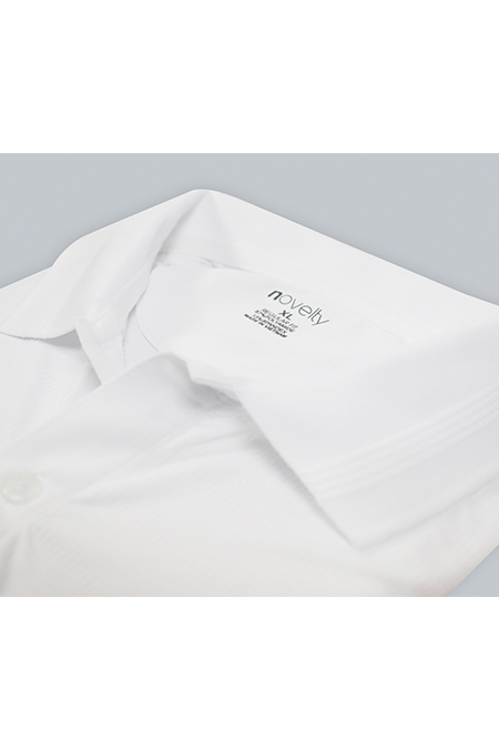 Áo Polo nam Novelty Regular Regular fit màu trắng NATMMWMPSR210055N