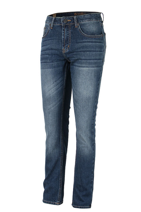 Quần Jeans nam Novelty Slim Straight xanh đen NQJMMTNCSI1701150