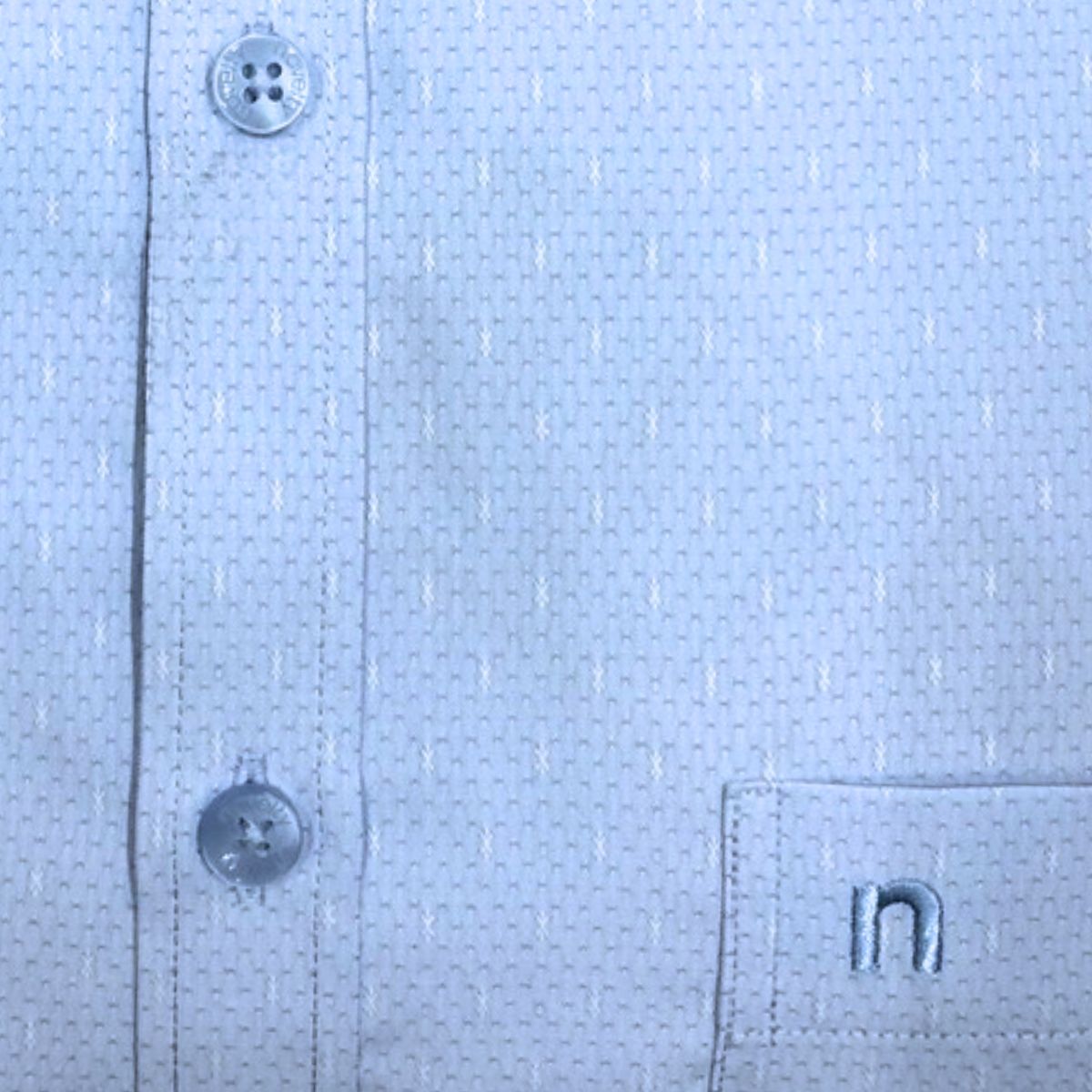 ÁO SƠ MI NAM NGẮN TAY NOVELTY REGULAR FIT RECYCLED T/C SỌC NHỎ NSMMSNMRCR250823N