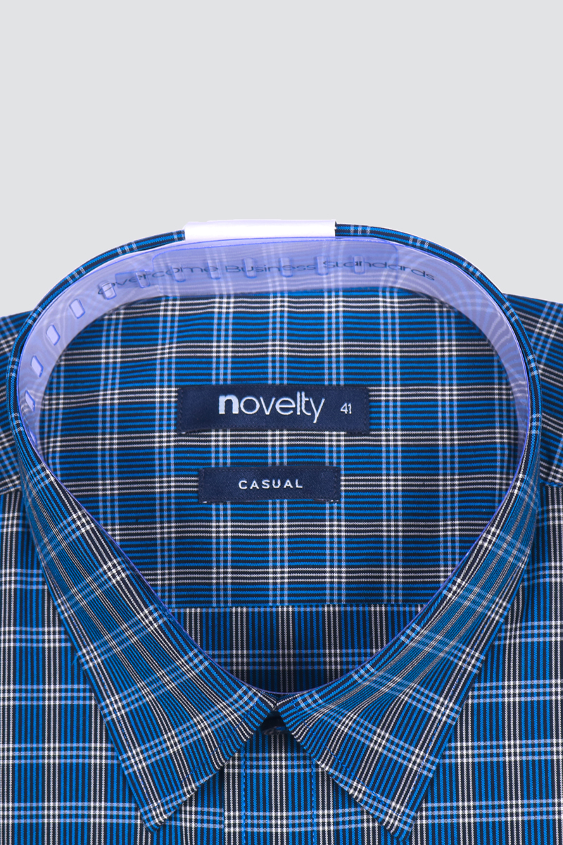 Áo sơ mi nam ngắn tay Novelty Casual caro NSMMCLMT3B230283N