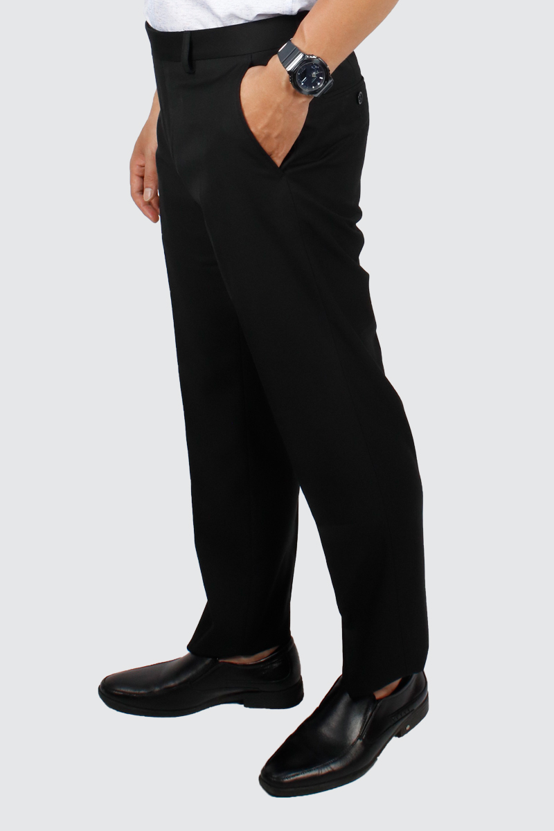 Quần tây nam 0Ply Novelty Slim fit màu đen NQTMMDMPRF2302460