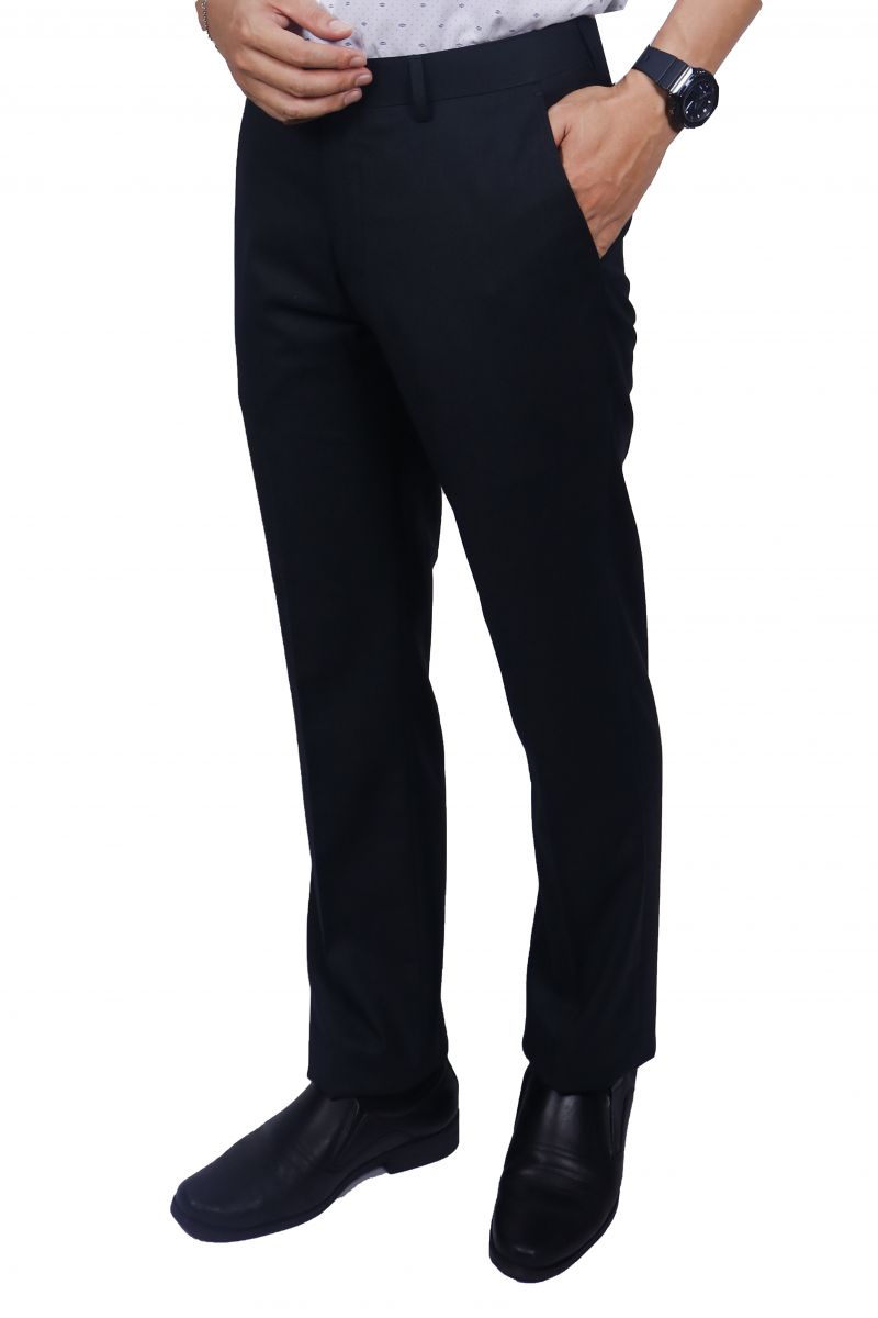 Quần tây nam Novelty Regular fit  0Ply xám đậm NQTMMDMPRR2305030