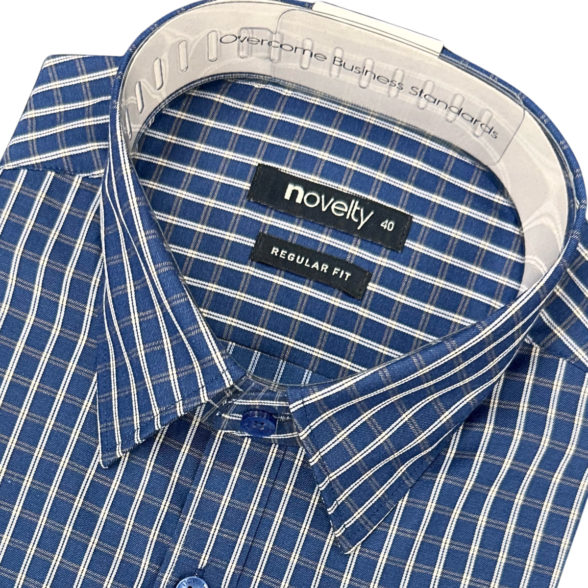 Áo sơ mi nam dài tay Novelty Regular fit T/C  NSMMCNMTCR250178D