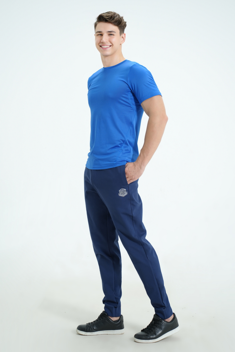 Quần jogger nam Novelty Regular fit xanh đen NQGMMDMT3R240493Q