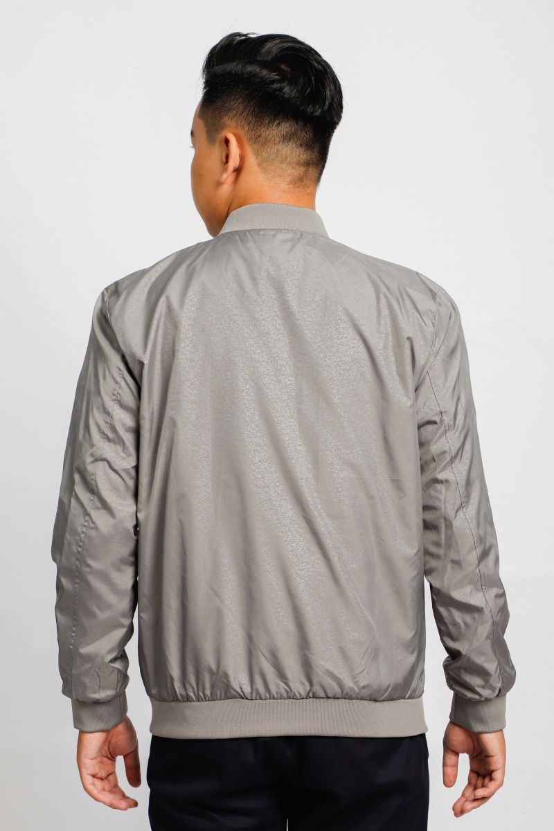 Áo jacket nam in chìm Novelty xám nhạt 2203352