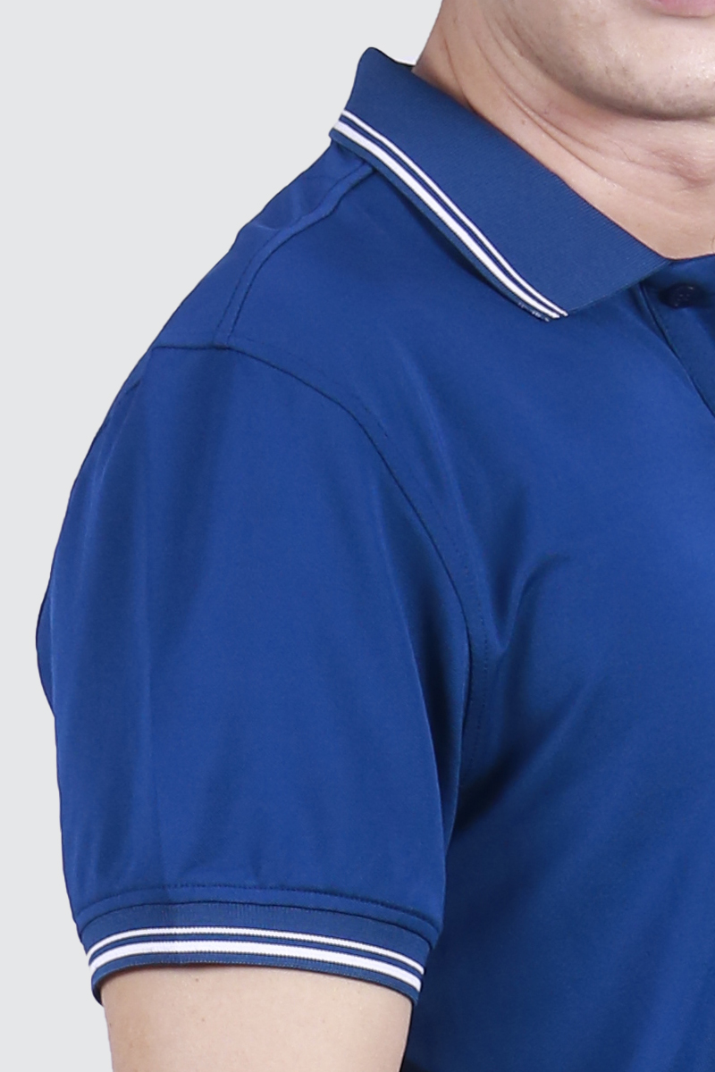 Áo Polo nam Novelty Regular fit xanh navy NATMMDMSPR230077N