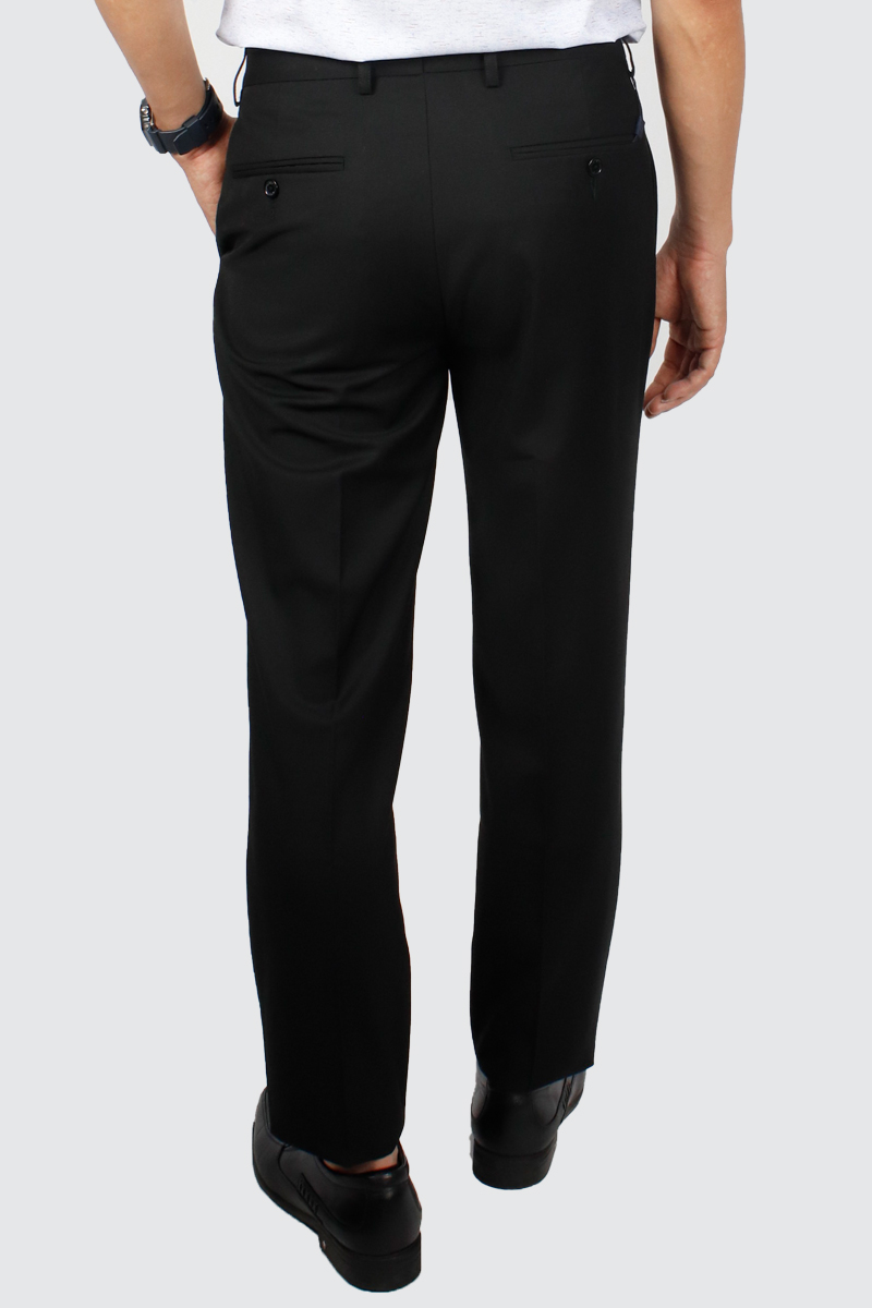Quần tây nam 0Ply Novelty Slim fit màu đen NQTMMDMPRF2302460