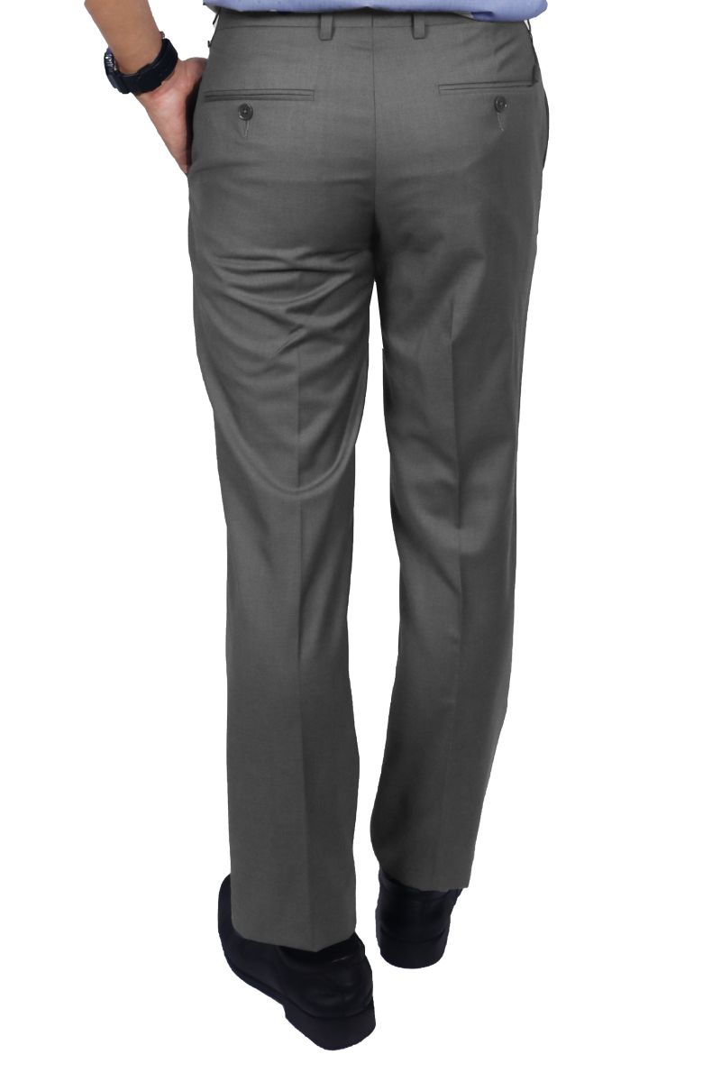Quần tây nam Novelty 0Ply Regular fit màu xám NQTMMDMPRR2308120