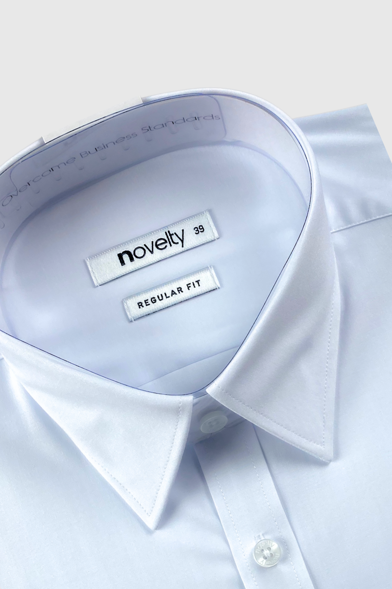 Áo sơ mi trắng ngắn tay Novelty Regular fit Modal NSMMMWMT3R250153N