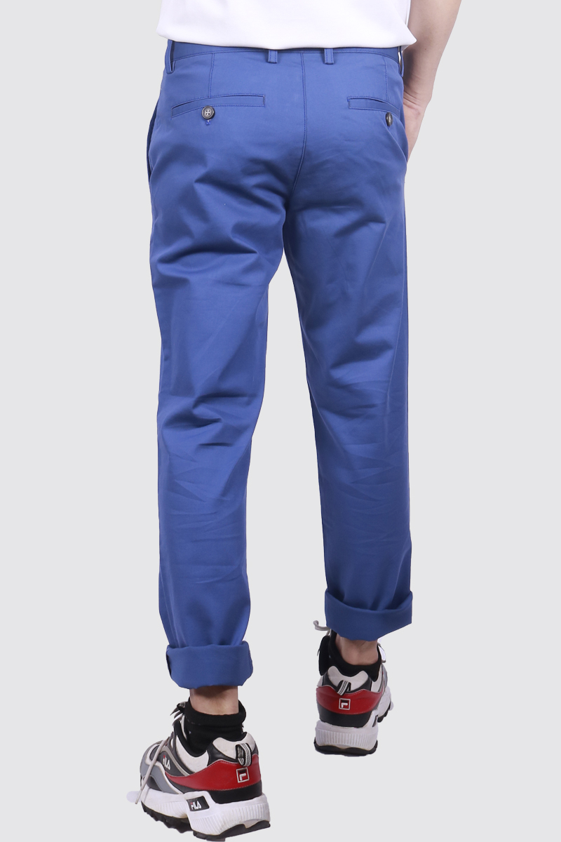 Quần dài khaki nam 0Ply Novelty Slim fit màu xanh dương NQKMMDMT3F2300460