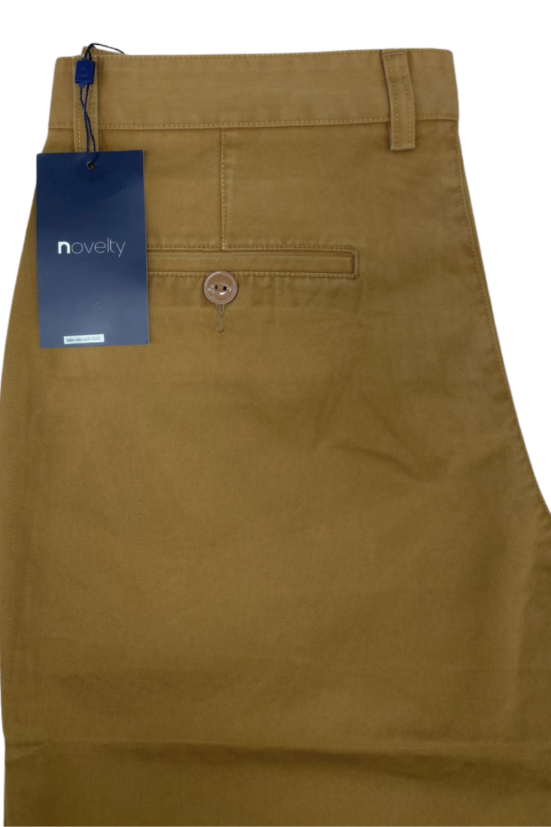 Quần short khaki nam Novelty 0ply Classic màu nâu nhạt 1703210