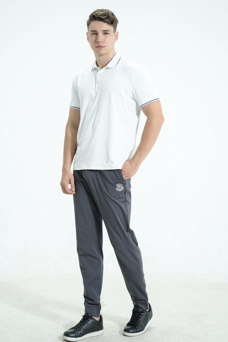 Quần jogger nam Novelty Regular fit xám đậm NQGMMDMT3R240494Q