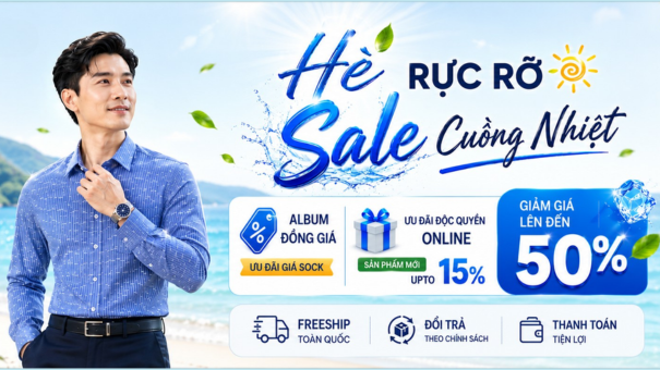 HÈ RỰC RỠ – SALE CUỒNG NHIỆT: ĐẠI TIỆC ĐỒNG GIÁ GIẢI NHIỆT MÙA HÈ!