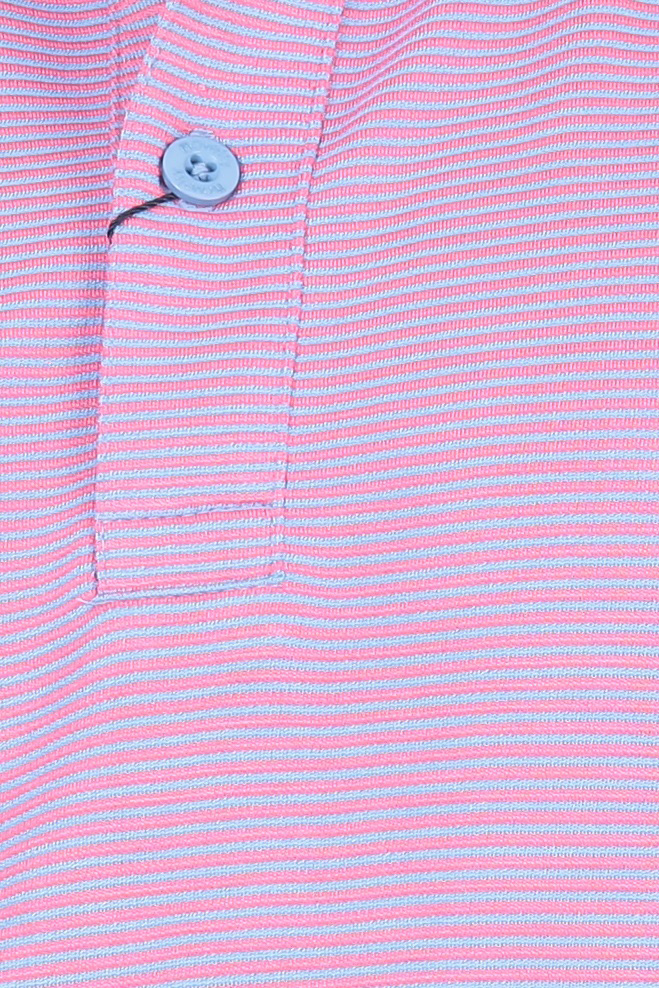 Áo thun Polo nam Novelty màu hồng sọc ngang NATMSNNMPC170137N