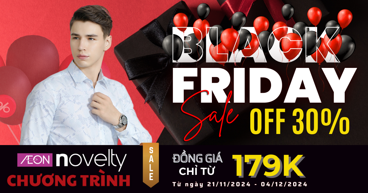 🎉 𝐒𝐀𝐋𝐄 𝐁𝐋𝐀𝐂𝐊 𝐅𝐑𝐈𝐃𝐀𝐘 - CƠ HỘI VÀNG CHO CÁC TÍN ĐỒ THỜI TRANG NAM! 🎉