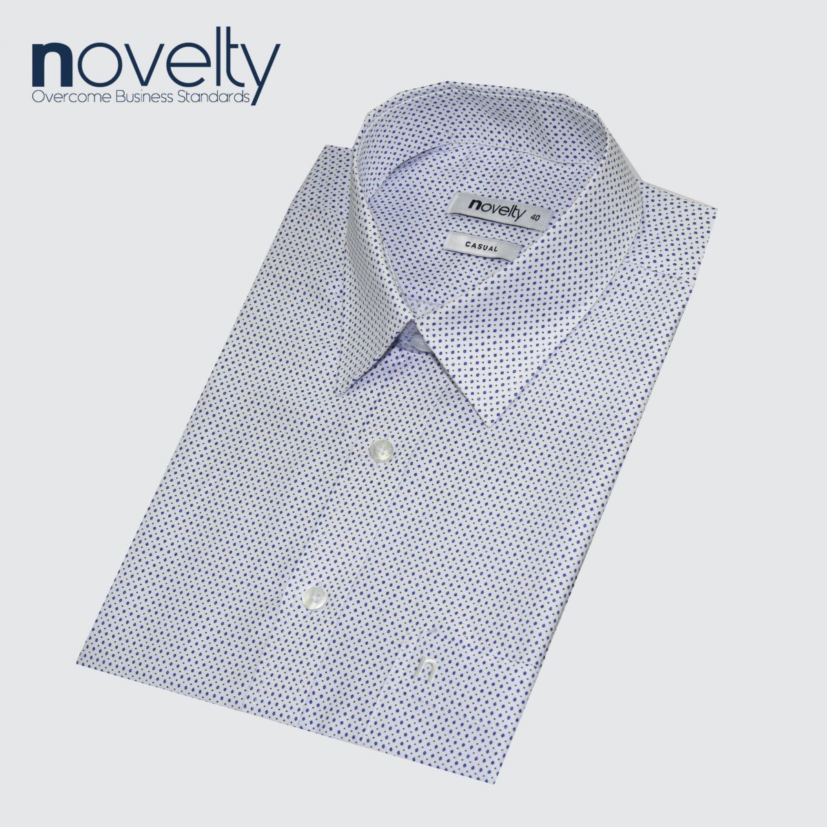 Áo sơ mi nam ngắn tay Novelty Casual hoa văn NSMMHTNSPB220279N