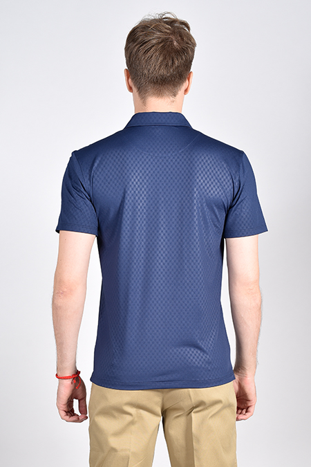 Áo Polo nam Novelty Regular fit màu xanh đen NATMMDNPSR181224N