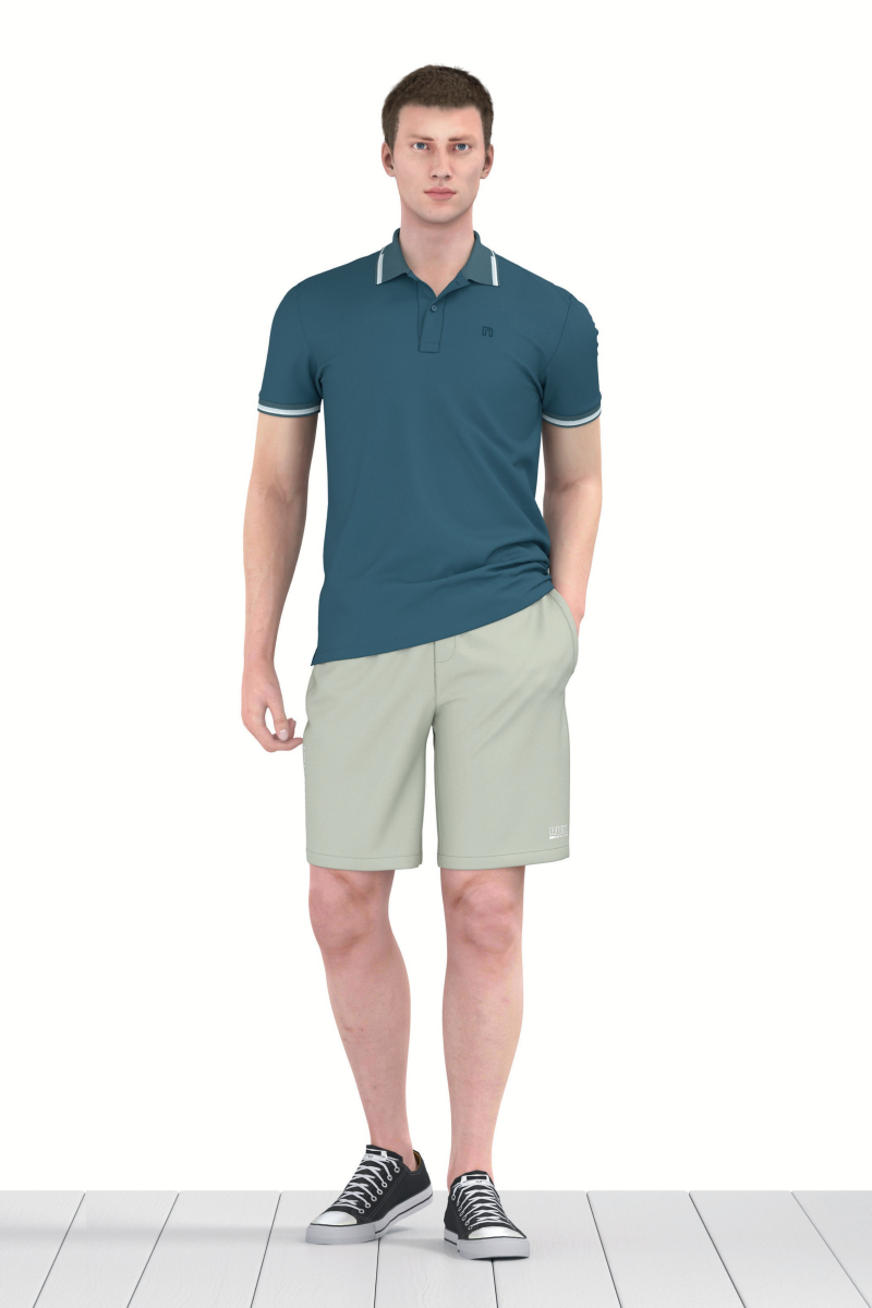 Quần short Thể thao Nam Novelty Regular fit xám nhạt NSHMMDMPSR250039N