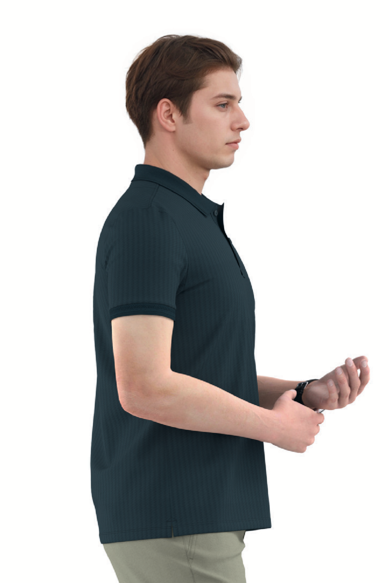 Áo Polo nam Novelty Regular fit Cool Feeling xanh đen NATMINMNER250030N