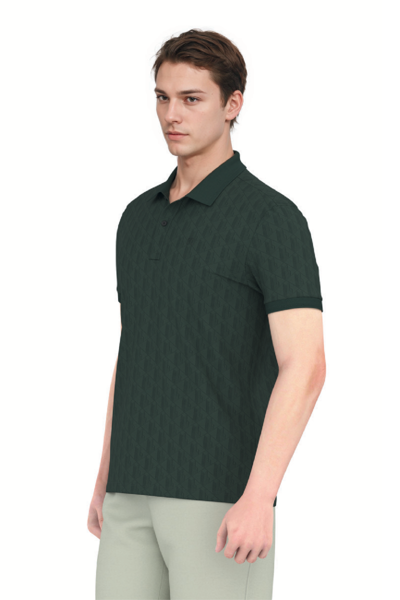 Áo Polo nam Novelty Regular fit Cool Feeling xám đậm NATMINMNER250033N