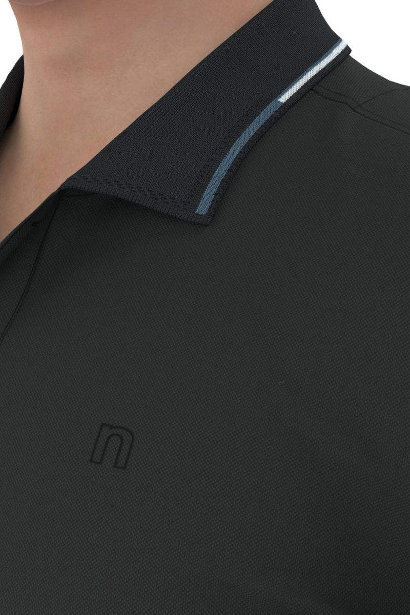 Áo Polo nam Novelty Regular fit Cool Feeling xám đậm NATMMDMNER250022N