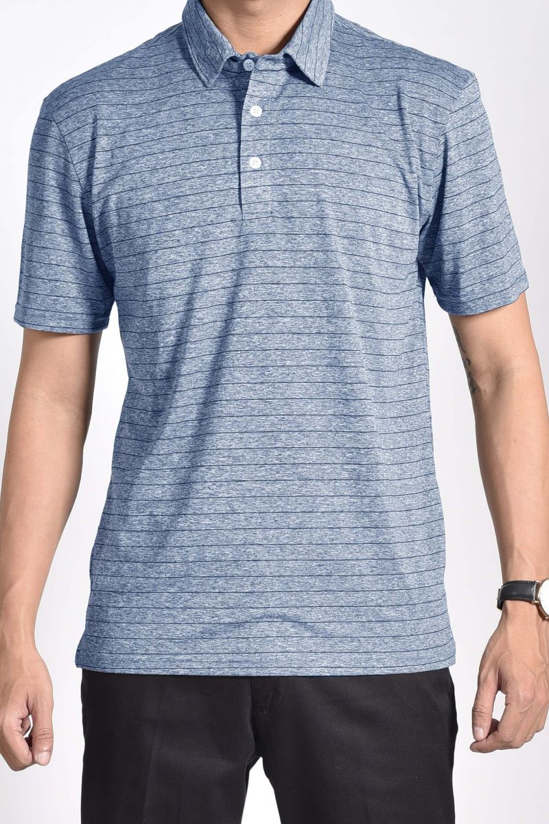 Áo thun Polo nam Novelty kẻ sọc 181208N