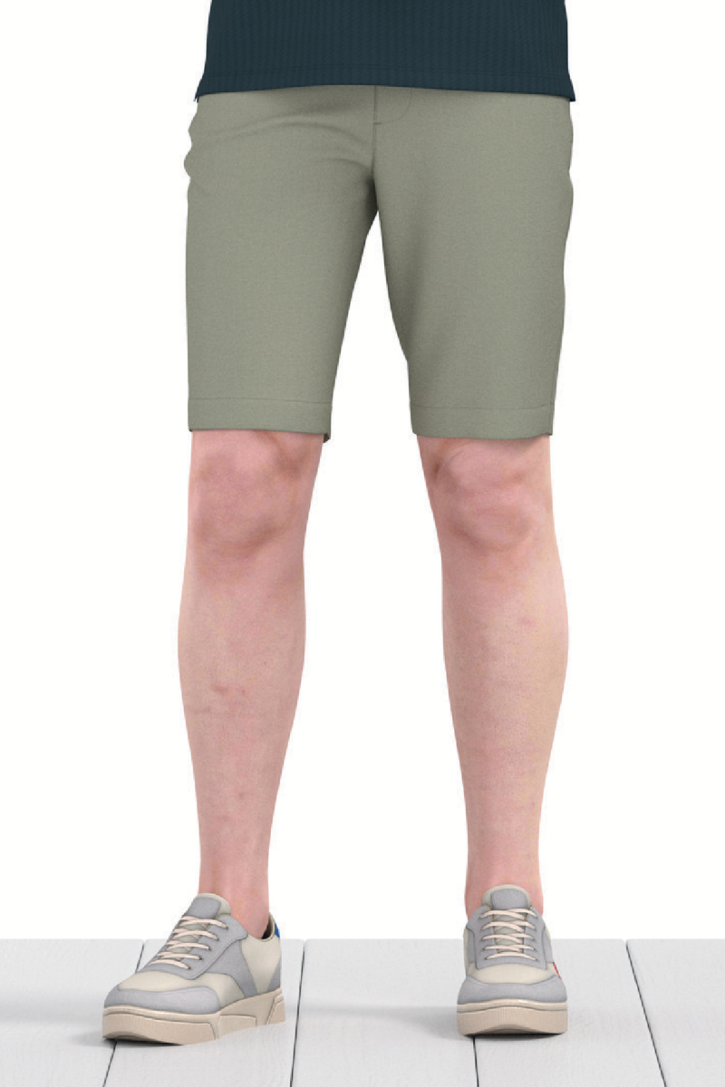 Quần short linen nam Novelty 0Ply Regular fit  xám NQSLMTMCSR2500020