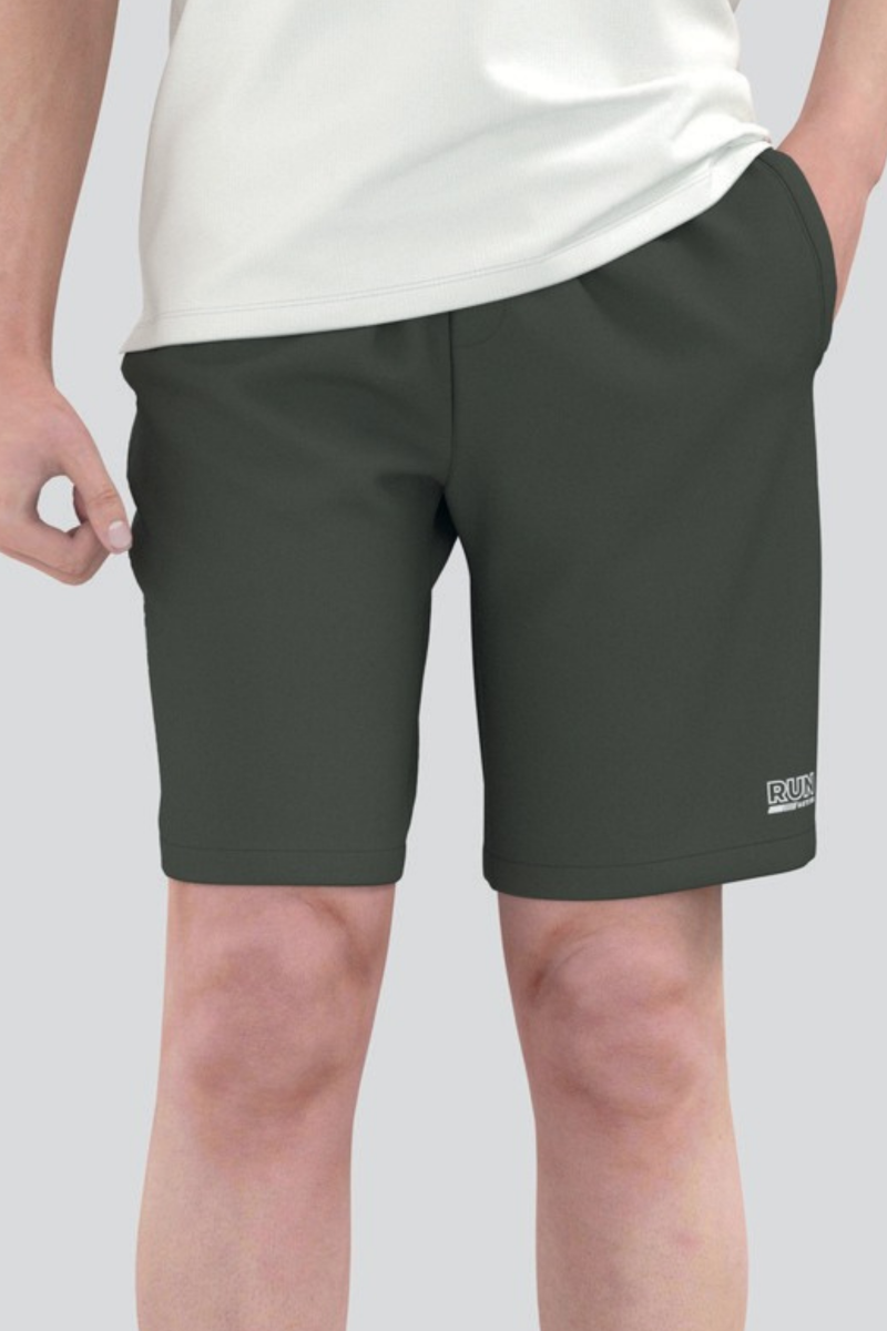 Quần short linen nam Novelty 0Ply Regular fit  nâu sáng NQSLMTMCSR2500040