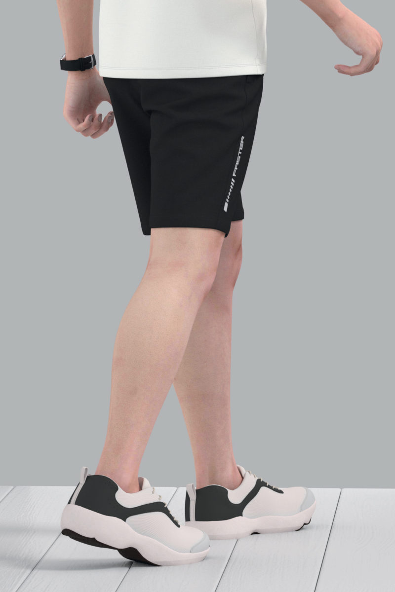 Quần short Thể thao Nam Novelty Regular fit màu đen NSHMMDMPSR250037N