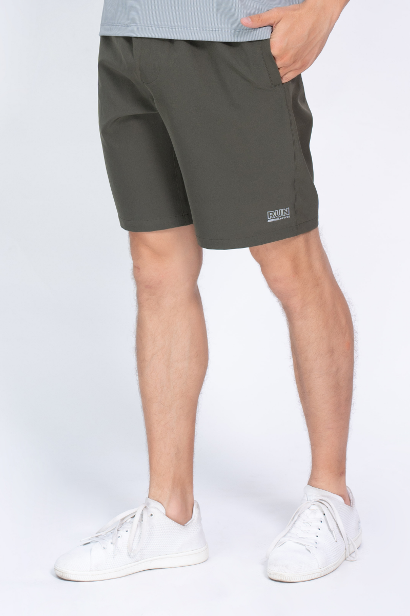 Quần short Thể thao Nam Novelty Regular fit màu rêu NSHMMDMPSR250041N