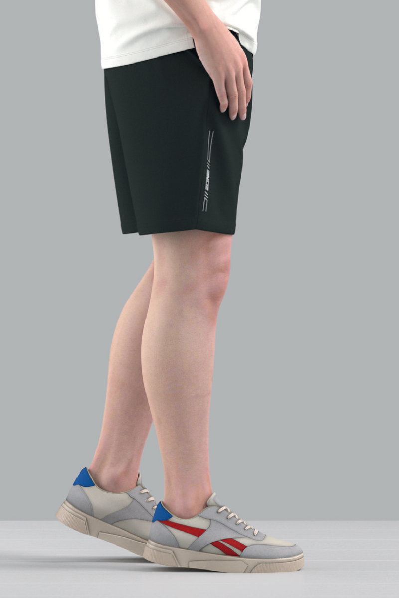 Quần short Thể thao Nam Novelty Regular fit màu đen NSHMMDMPSR250042N
