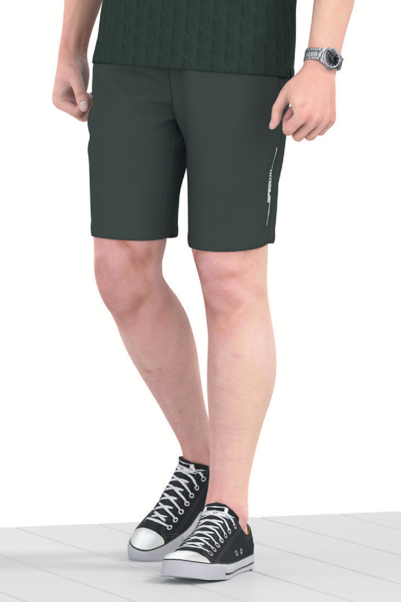 Quần short Thể thao Nam Novelty Regular fit xám đậm NSHMMDMPSR250040N