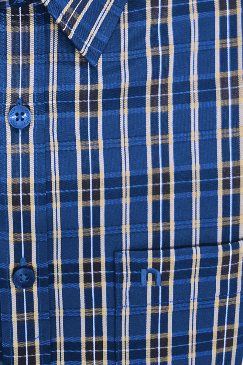 Áo sơ mi nam dài tay Novelty Regular fit Caro lớn NSMMCLMRCR240628D