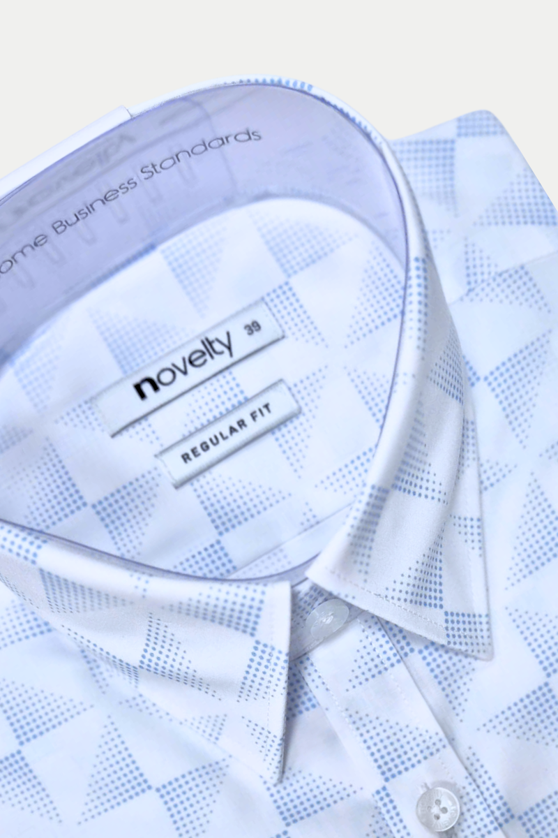 Áo sơ mi nam dài tay Novelty Regular fit NSMMINMMSR240586D