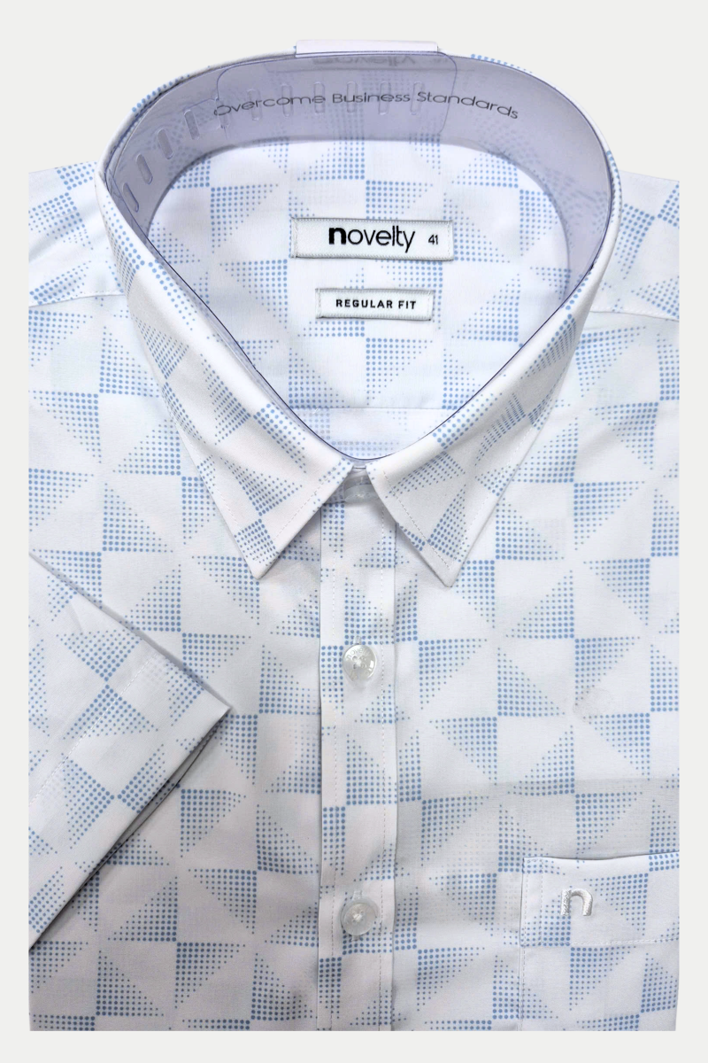 Áo sơ mi nam dài tay Novelty Regular fit hoa văn NSMMINMMSR240595N