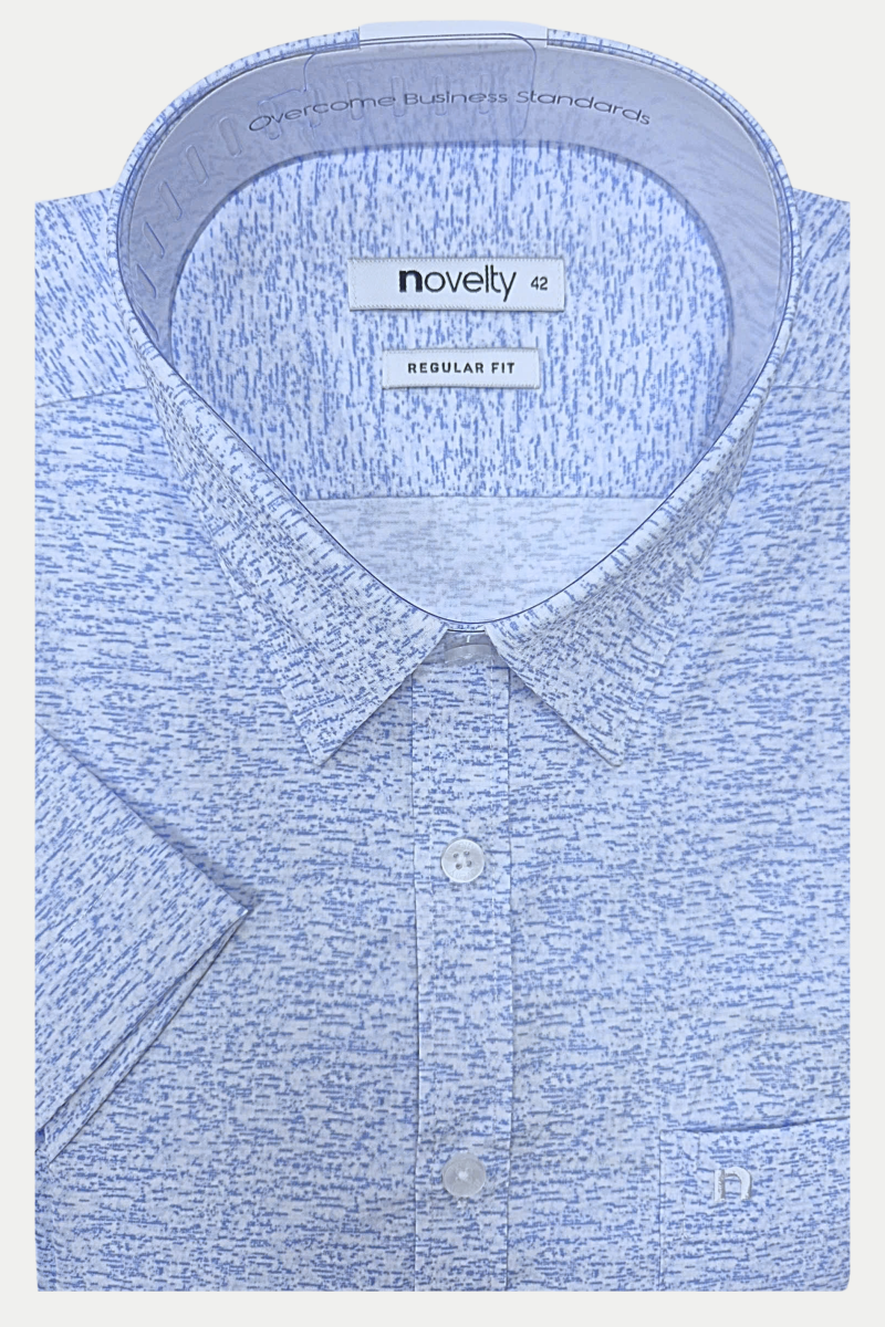 Áo sơ mi nam dài tay Novelty Regular fit hoa văn NSMMINMMSR240596N