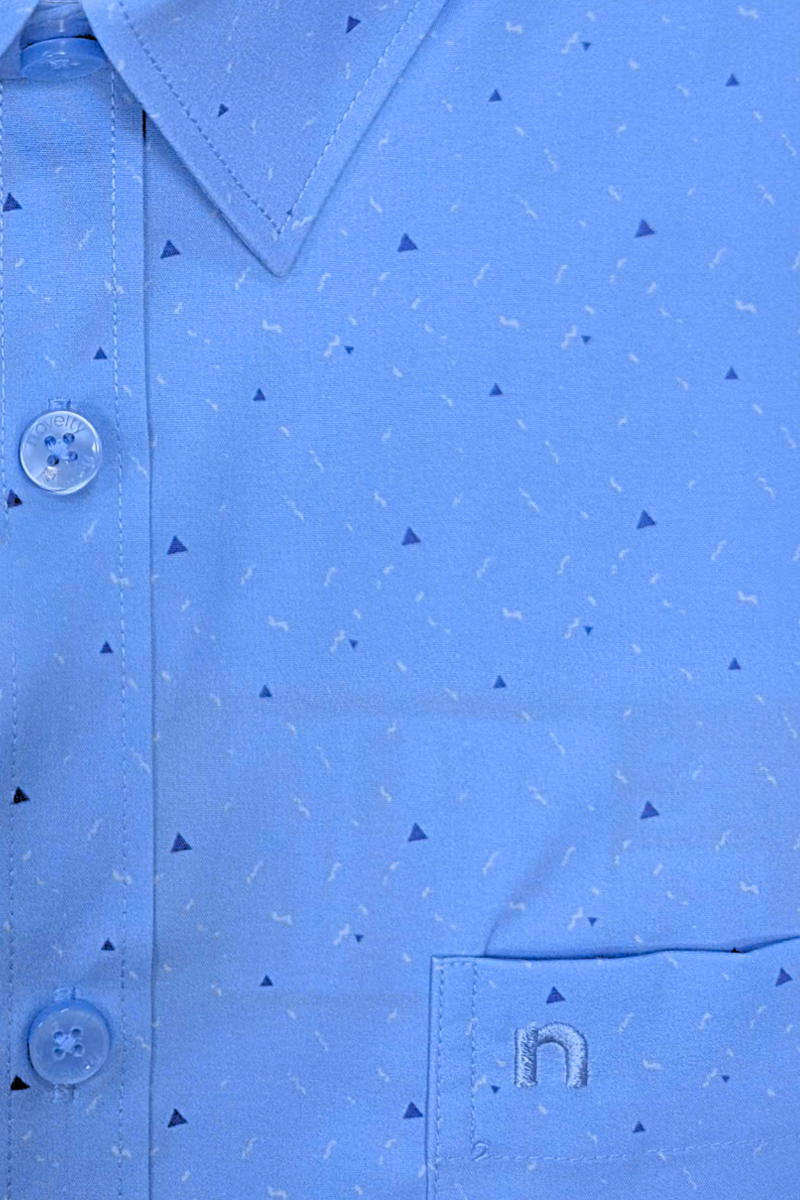 Áo sơ mi nam dài tay Novelty Regular fit hoa văn NSMMINMMSR240600N