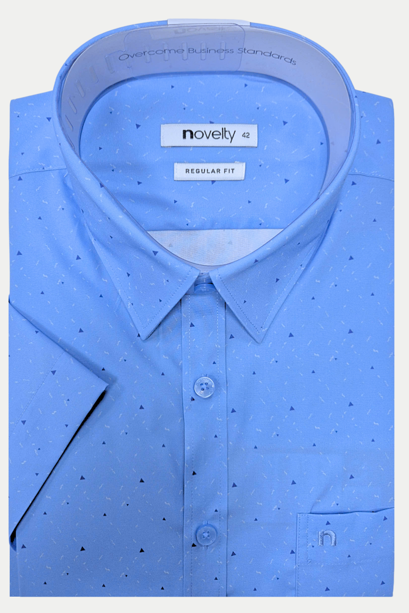 Áo sơ mi nam dài tay Novelty Regular fit hoa văn NSMMINMMSR240600N