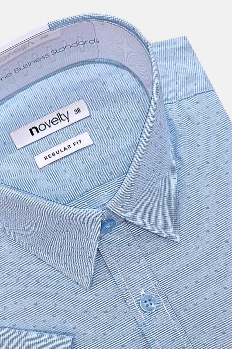 Áo sơ mi nam ngắn tay Novelty Regular fit Hoa văn NSMMINMRCR240636N