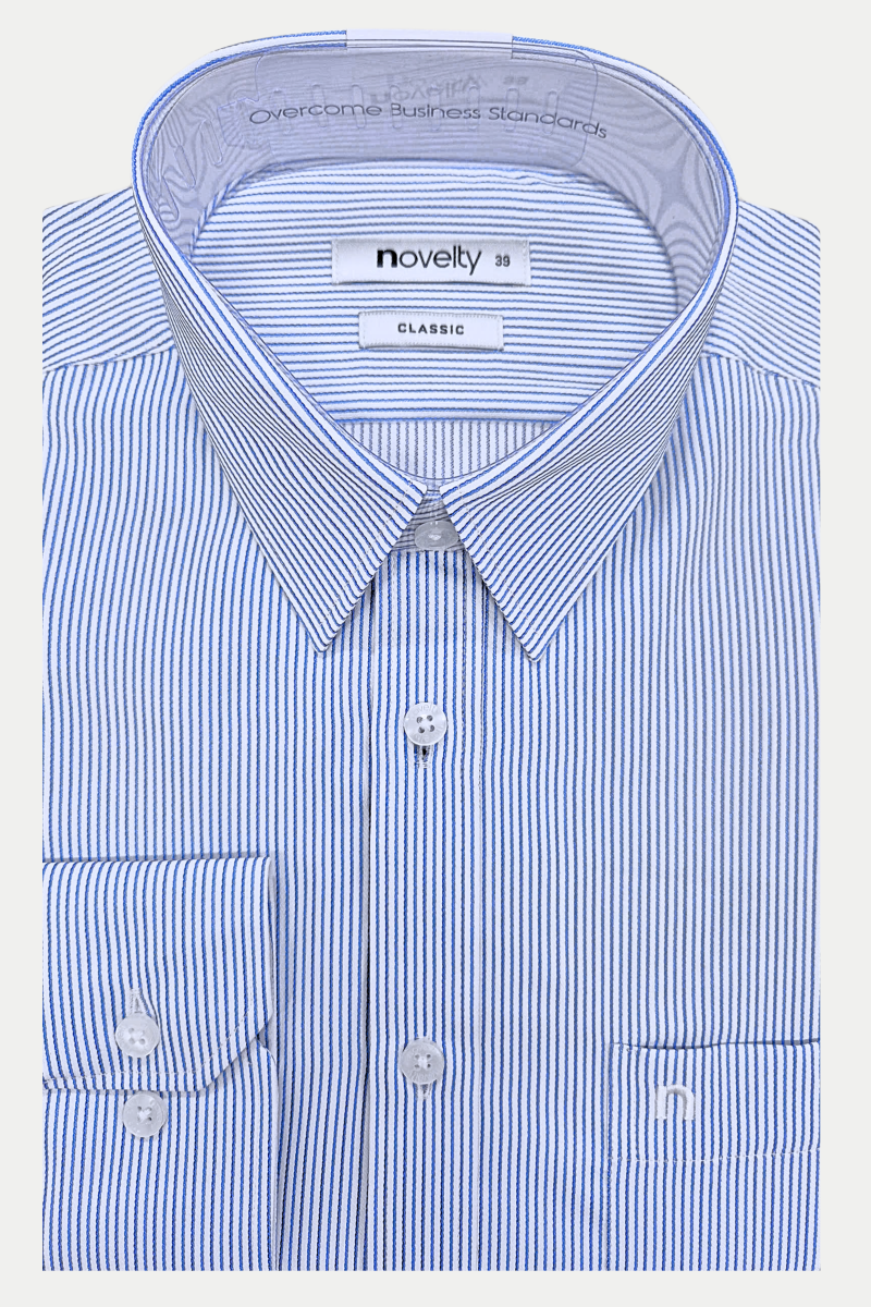 Áo sơ mi nam dài tay Novelty Classic hoa văn sọc NSMMSNMRCC240630D