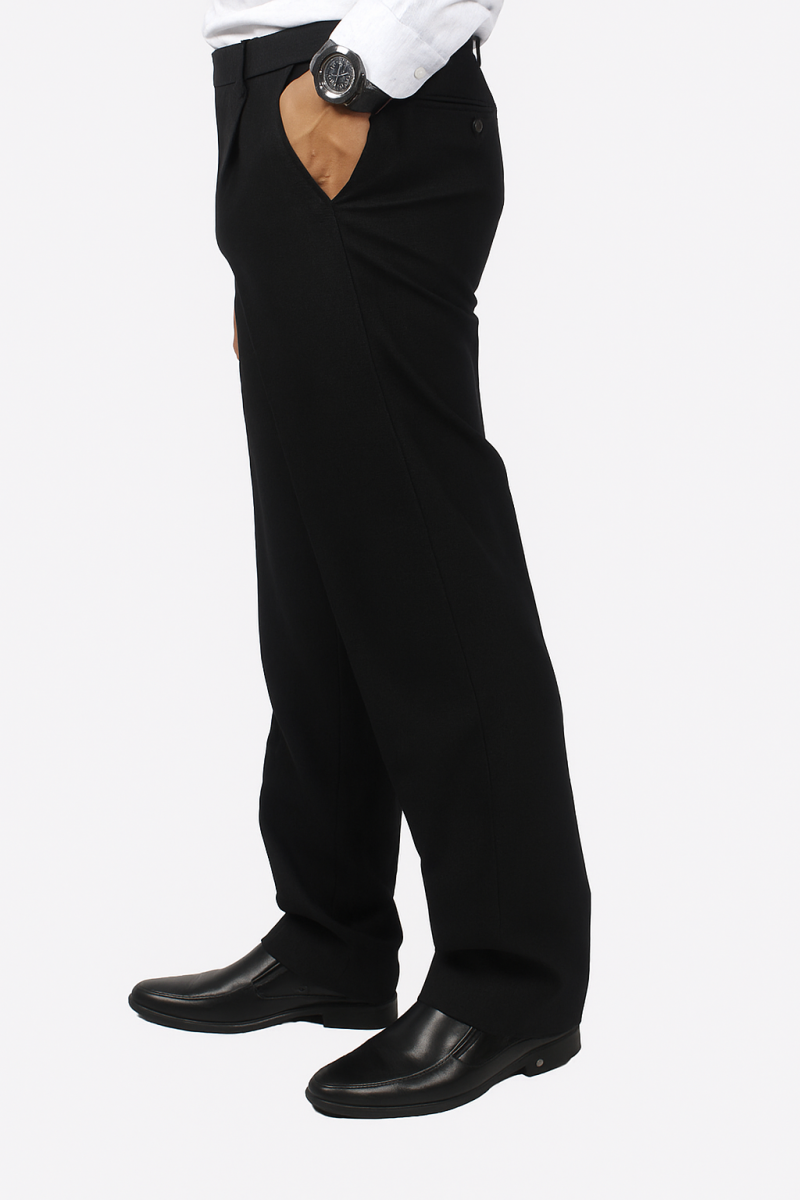 QUẦN TÂY NAM NOVELTY CLASSIC 1 PLY ĐEN NQTMMDMT3C2502471