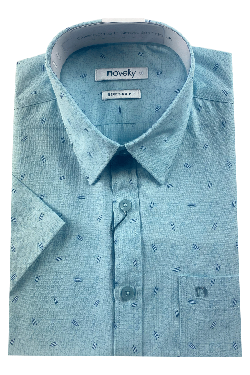 Áo sơ mi nam ngắn tay Novelty Regular fit NSMMINMTCR240280N