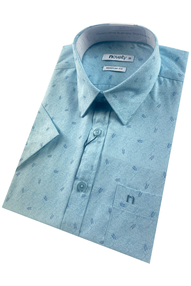 Áo sơ mi nam ngắn tay Novelty Regular fit NSMMINMTCR240280N