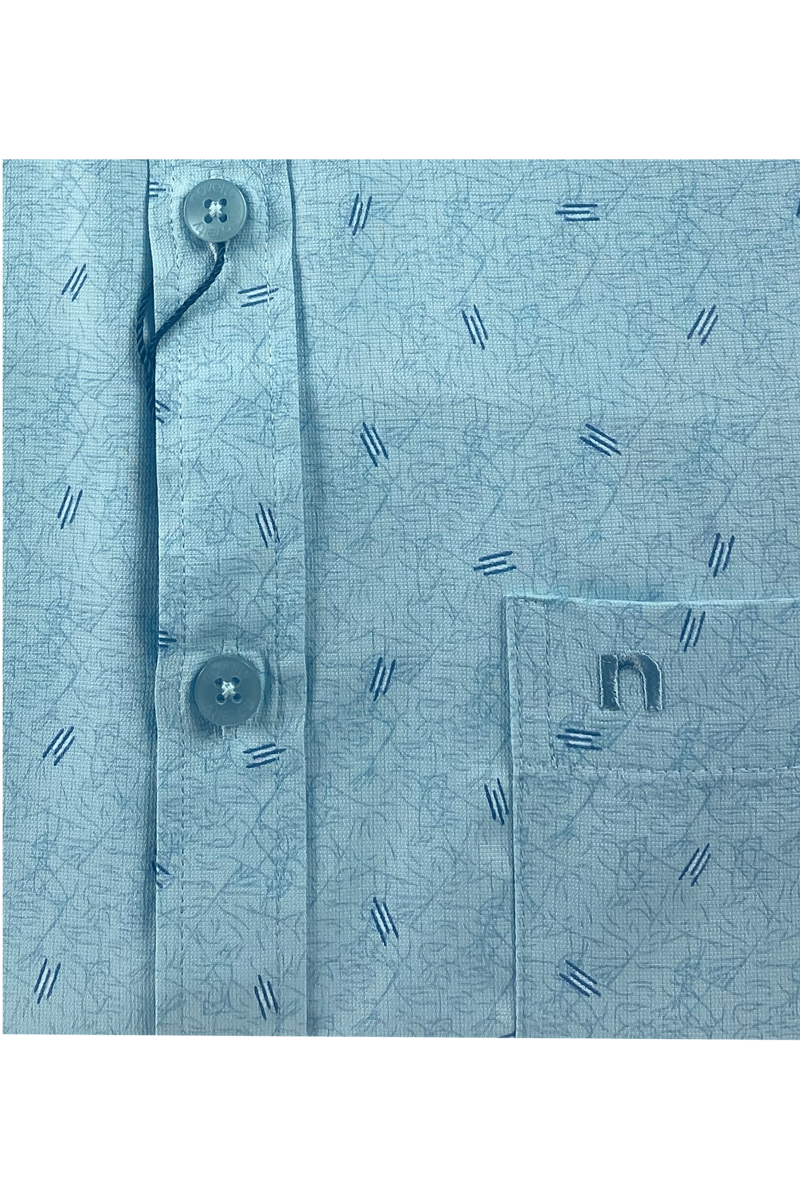Áo sơ mi nam ngắn tay Novelty Regular fit NSMMINMTCR240280N