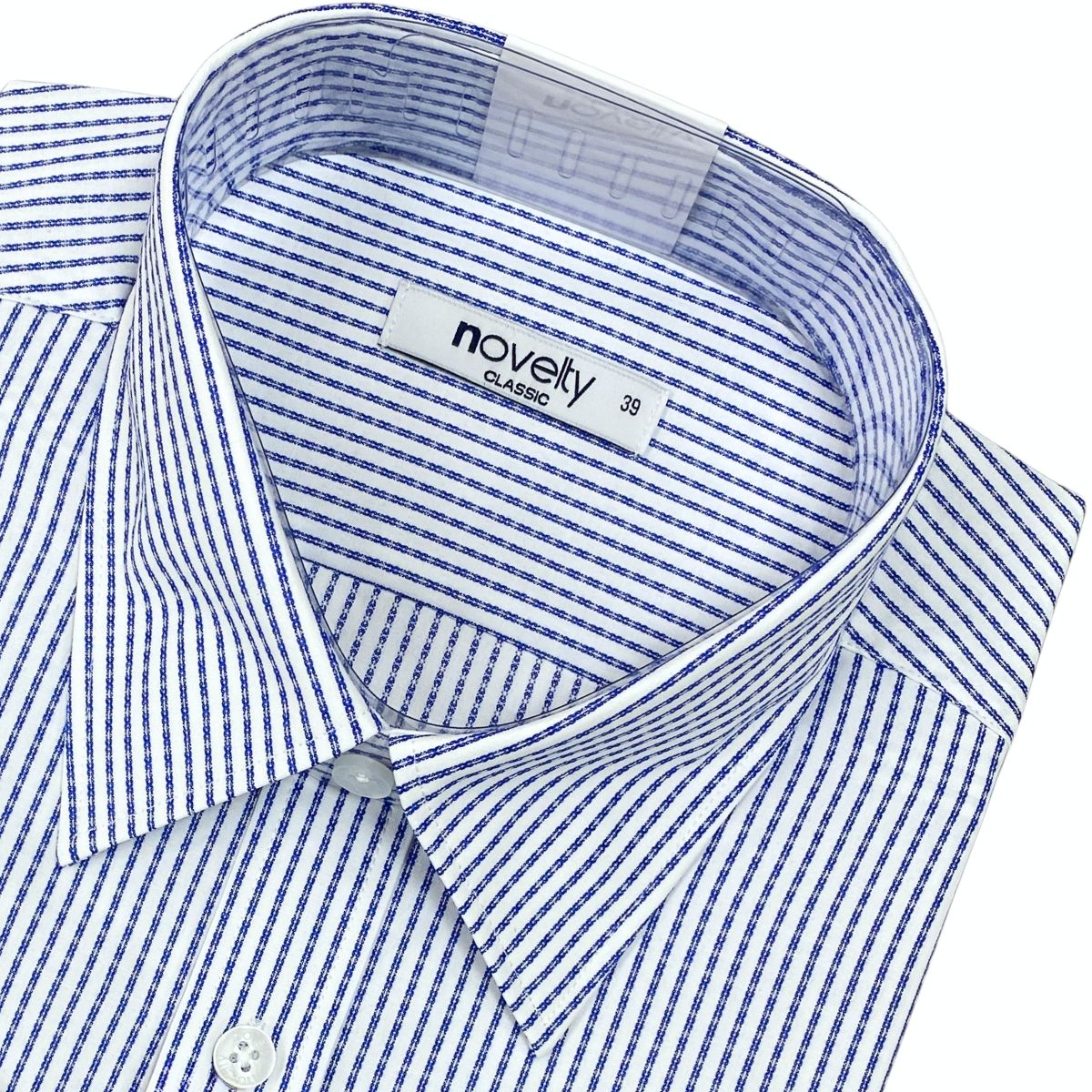 ÁO SƠ MI NAM DÀI TAY NOVELTY CLASSIC RECYCLED T/C CARO TRẮNG NSMMCNMRCC260847D