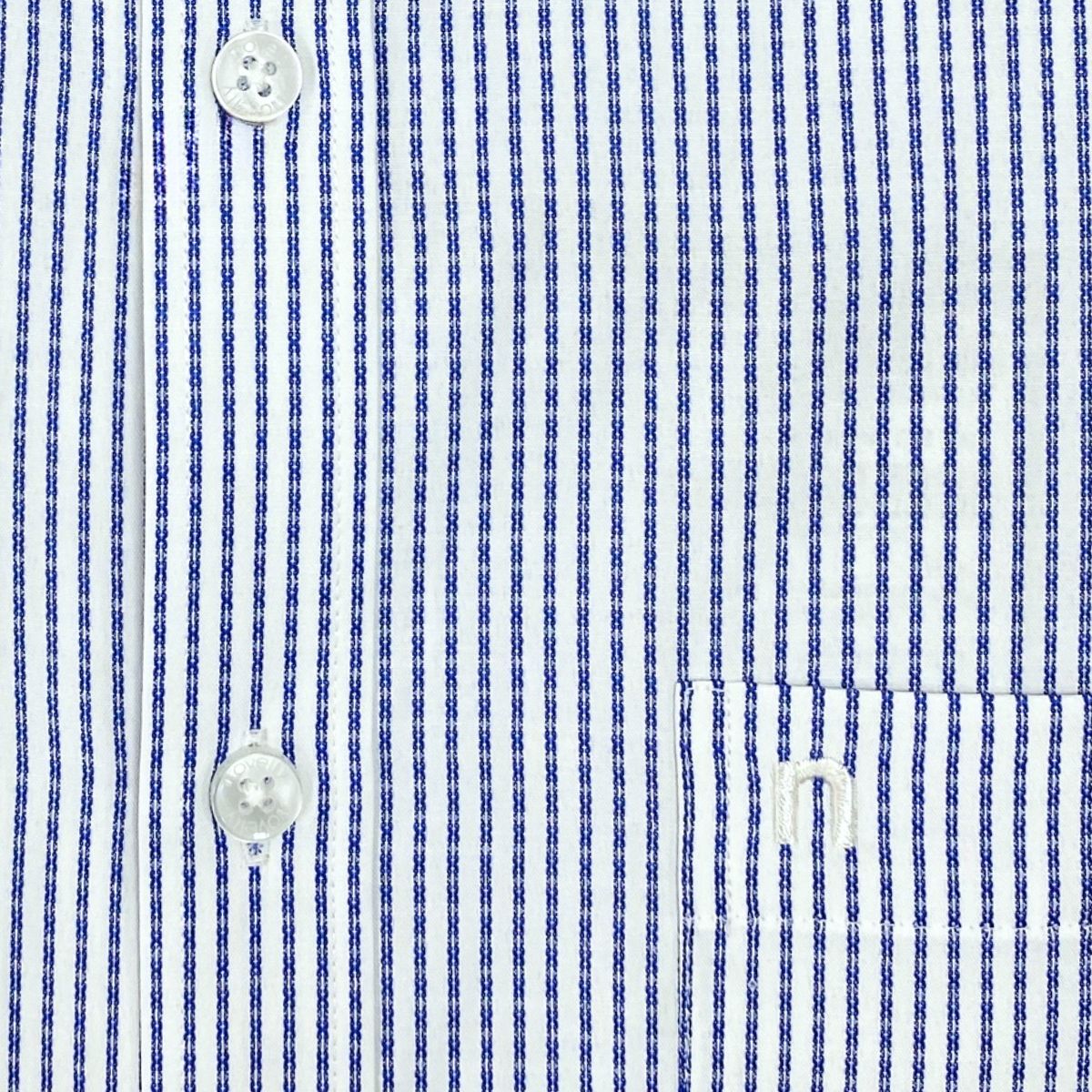 ÁO SƠ MI NAM DÀI TAY NOVELTY CLASSIC RECYCLED T/C CARO TRẮNG NSMMCNMRCC260847D