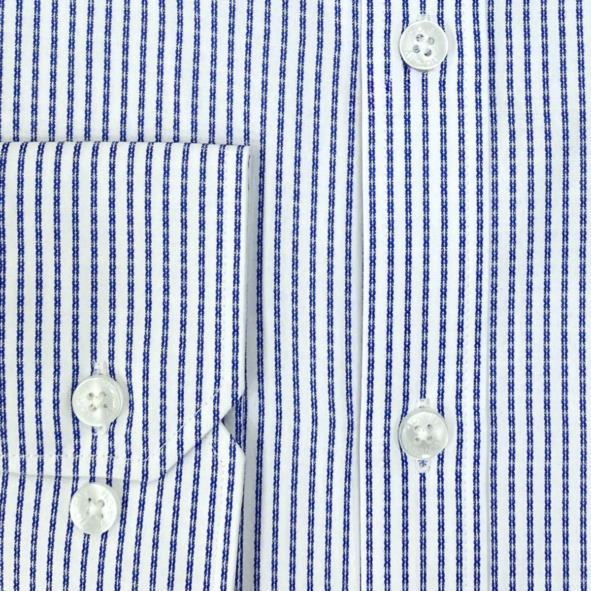 ÁO SƠ MI NAM DÀI TAY NOVELTY CLASSIC RECYCLED T/C CARO TRẮNG NSMMCNMRCC260847D