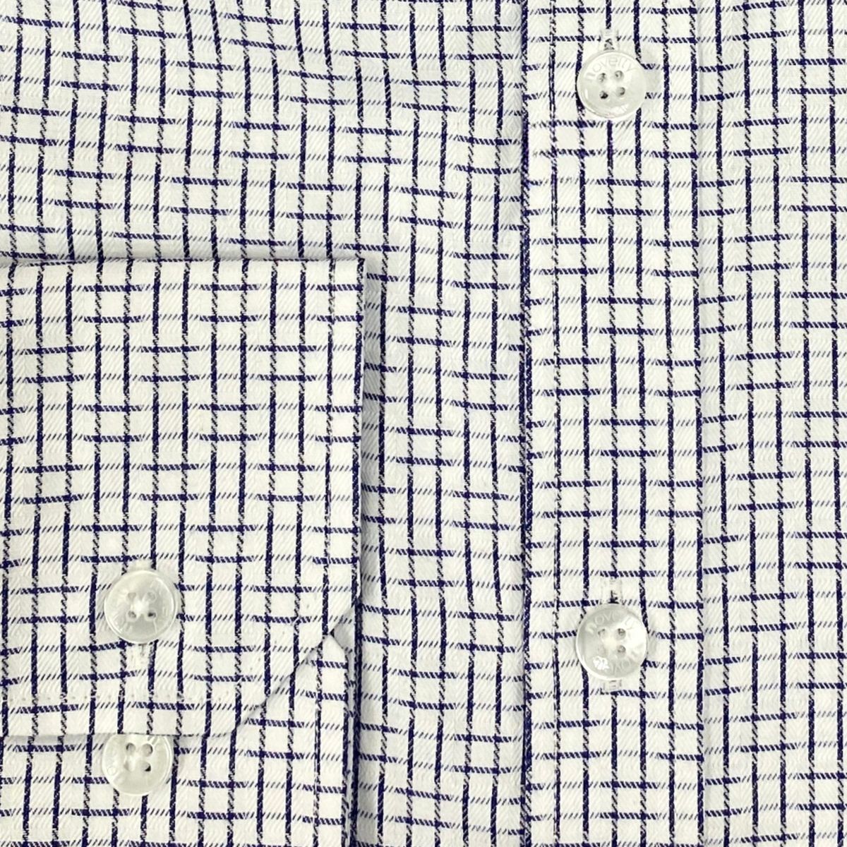ÁO SƠ MI NAM DÀI TAY NOVELTY CLASSIC RECYCLED T/C CARO XANH NSMMCNMRCC260839D